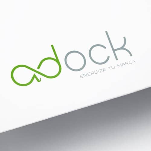 Diseño de logotipo para empresa Adock