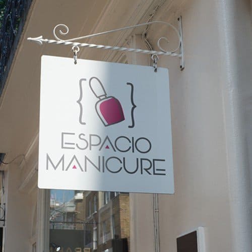Diseño de logotipo para empresa Espacio Manicure