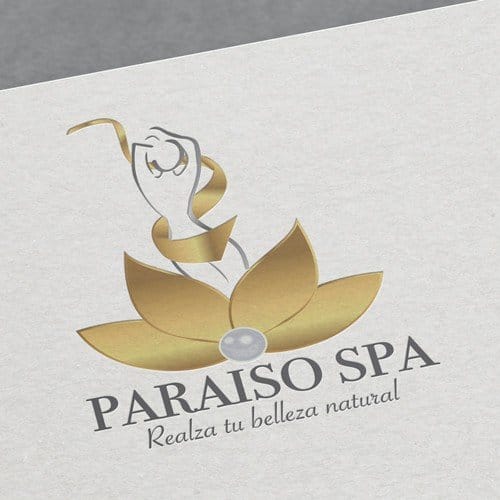 Diseño de logotipo para empresa Paraíso Spa