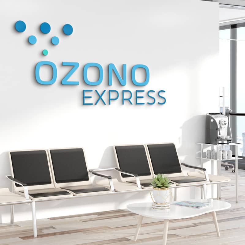 Diseño de Logotipo para empresa Ozono Express