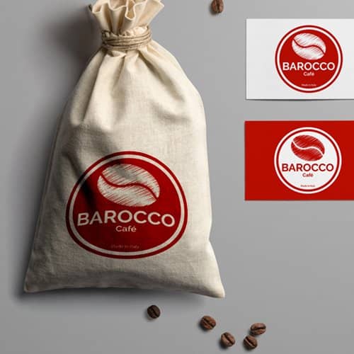 Diseño de logotipo para empresa Café Barocco