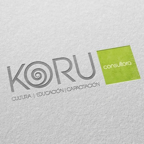 Diseño de logotipo para empresa Koru Consultora