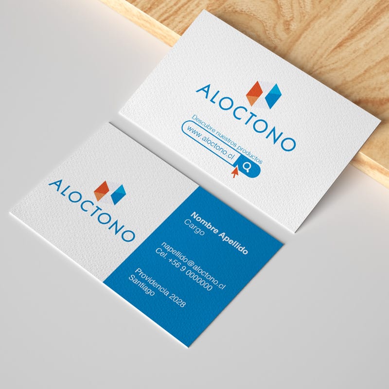 Diseño de logotipo para empresa Aloctono