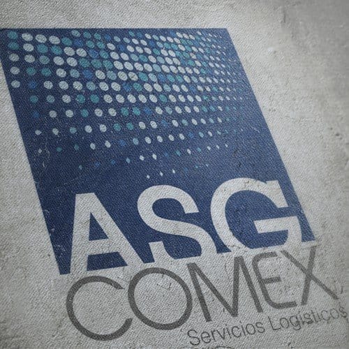 Diseño de logotipo para empresa ASG Comex